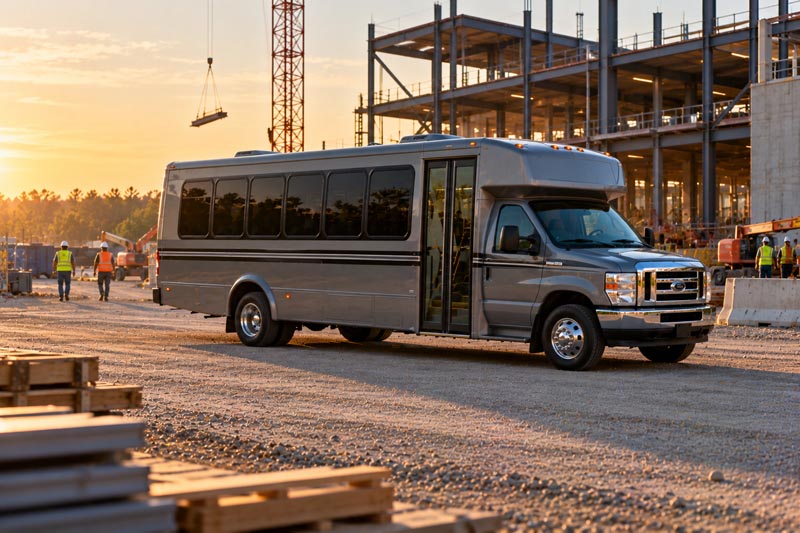 Construction Site Shuttle Bus Rentals in Mount Vernon, NY
